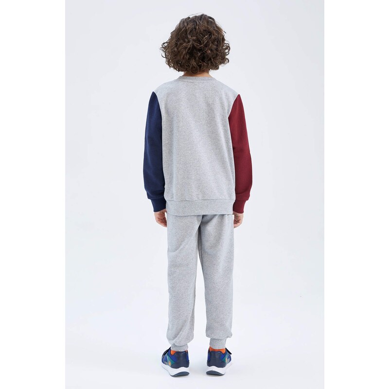 DEFACTO Boys Crew Neck 2 Piece Set