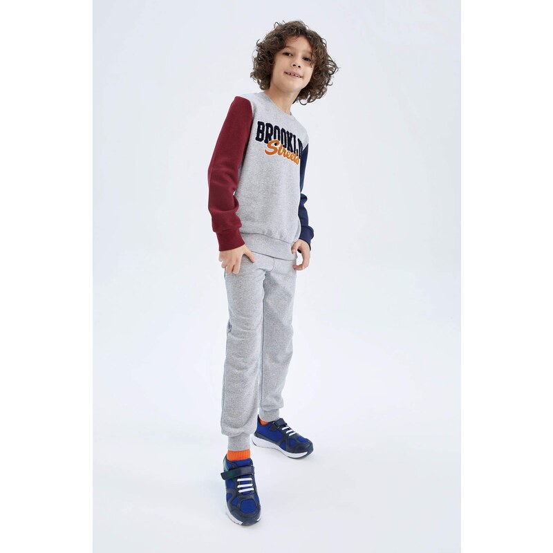 DEFACTO Boys Crew Neck 2 Piece Set