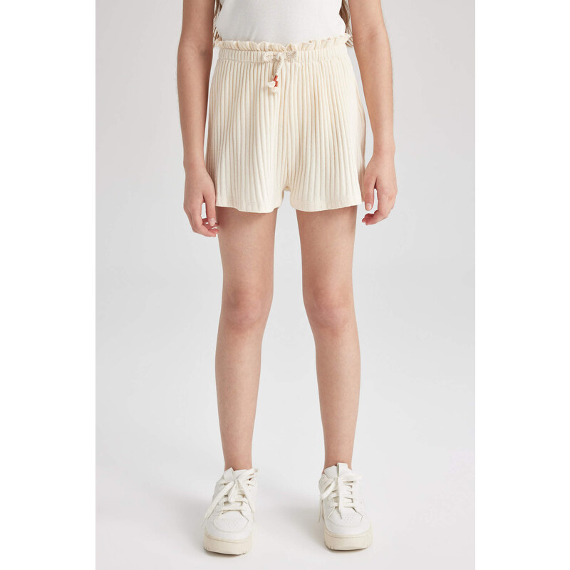 DEFACTO Girl's Rib Shorts