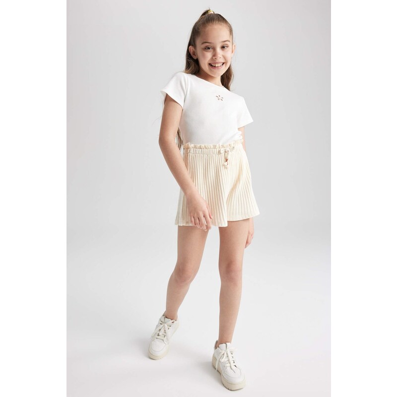 DEFACTO Girl's Rib Shorts