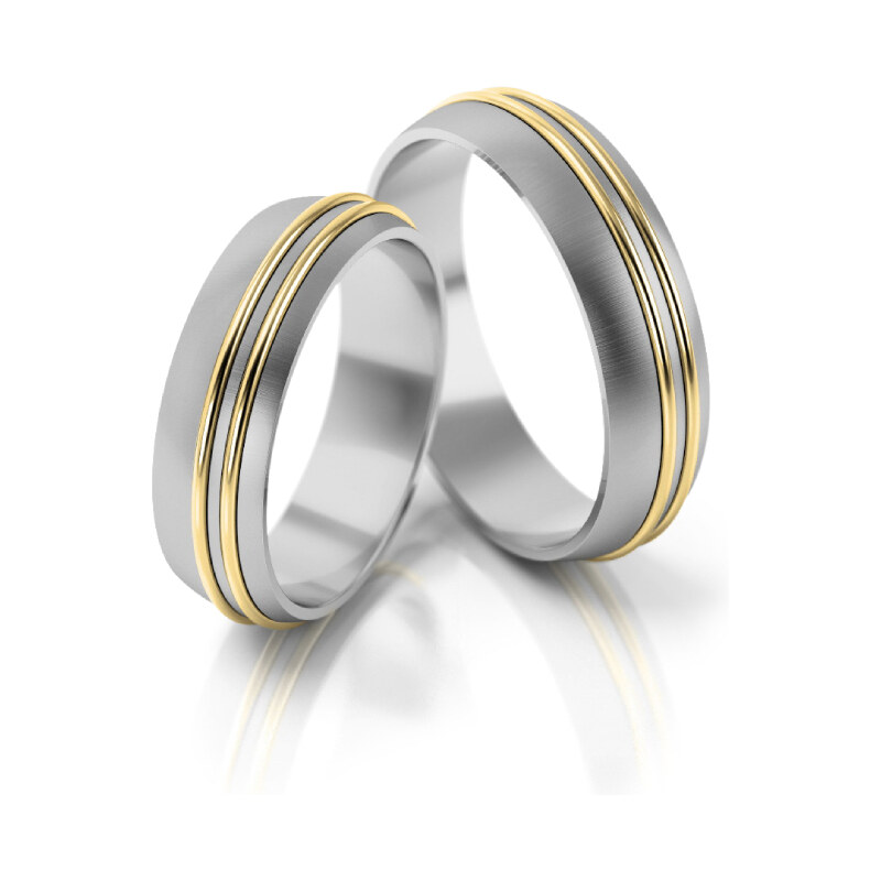 Linger Zlaté snubní prsteny 4112