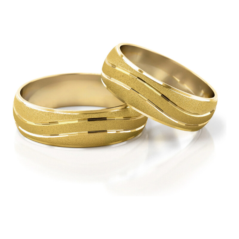 Linger Zlaté snubní prsteny 2115