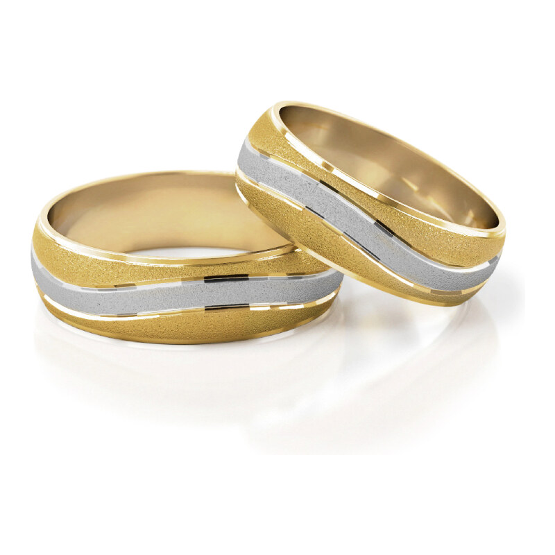 Linger Zlaté snubní prsteny 2115