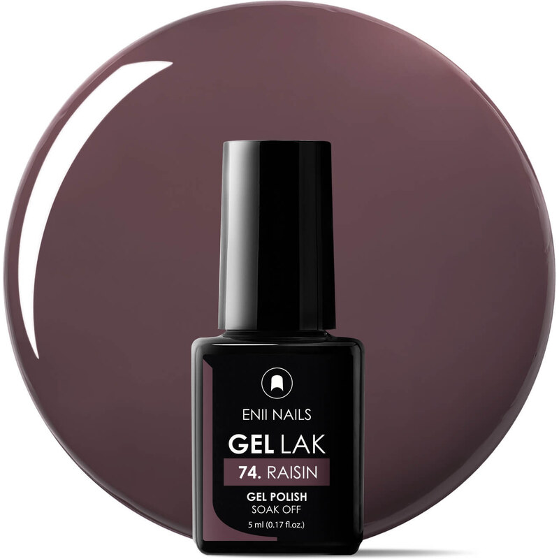 ENII NAILS Gel lak 74 Raisin 5 ml