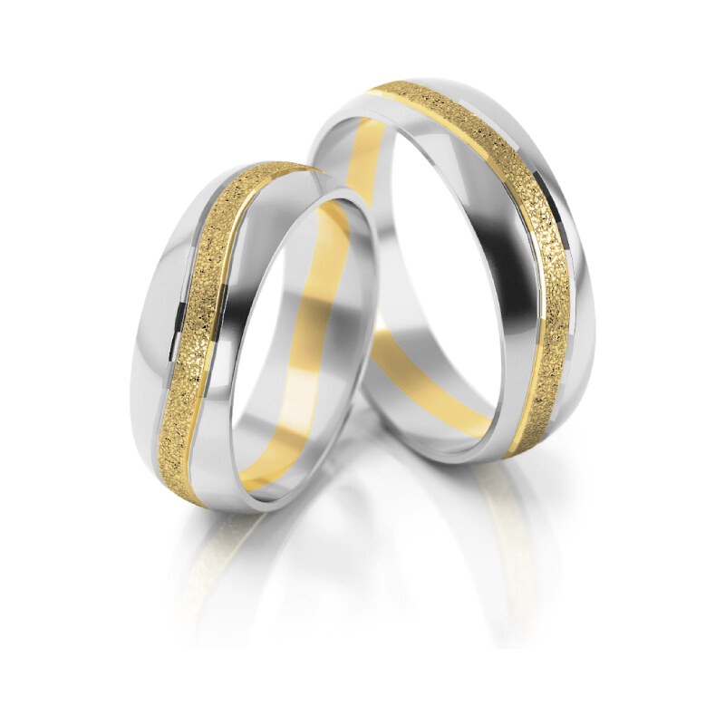 Linger Zlaté snubní prsteny 4116