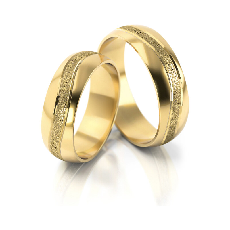 Linger Zlaté snubní prsteny 4116