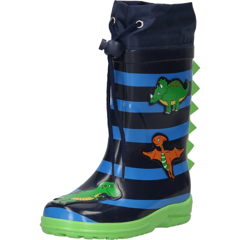 BECK Gumové holínky Dinoworld námořnická modř / světlemodrá / světle 98149970