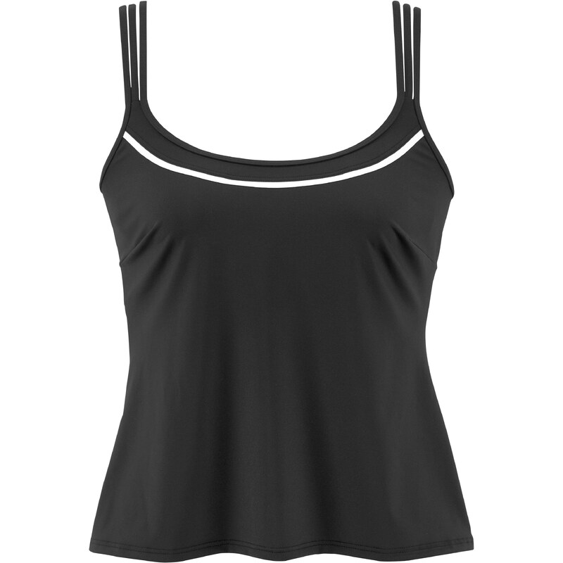VIVANCE Tankiny top černá / bílá 92336147