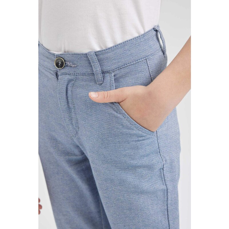 DEFACTO Boys Regular Fit Cotton Trousers
