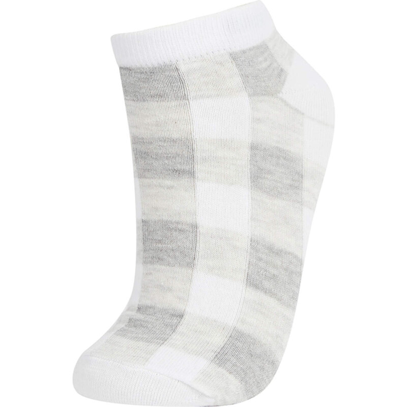 DEFACTO Women's Cotton 5 Pack Short Socks