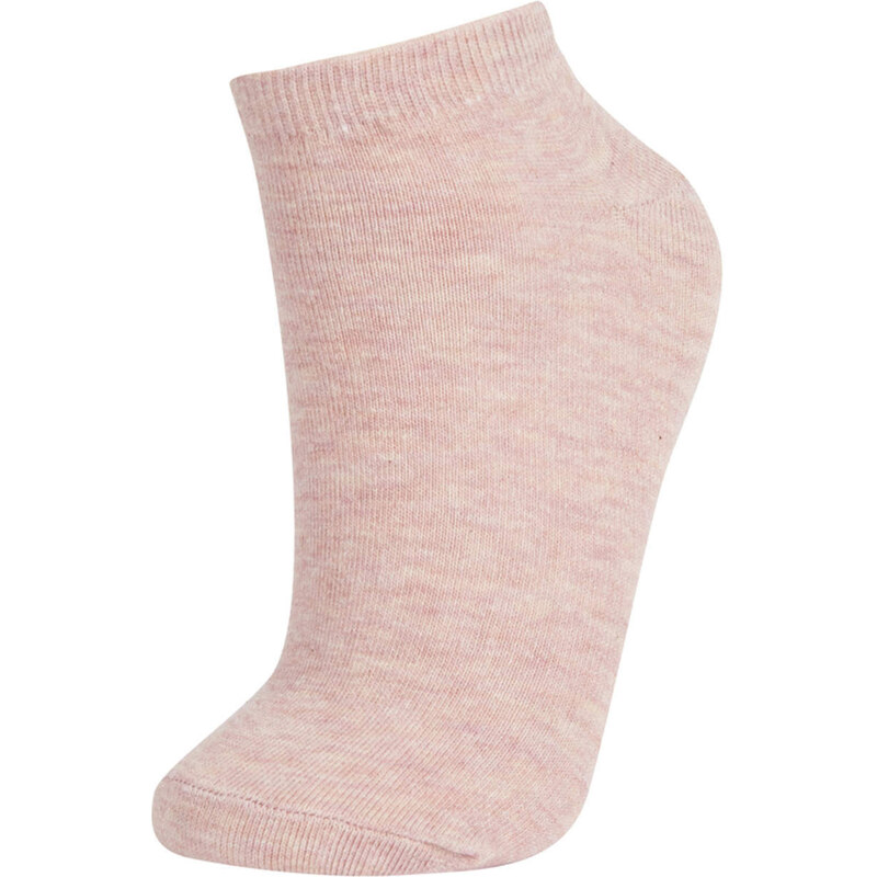 DEFACTO Women's Cotton 5 Pack Short Socks