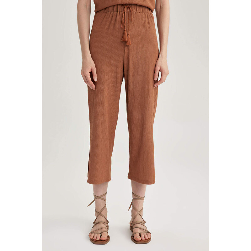 DEFACTO Regular Fit Ankle Length Trousers