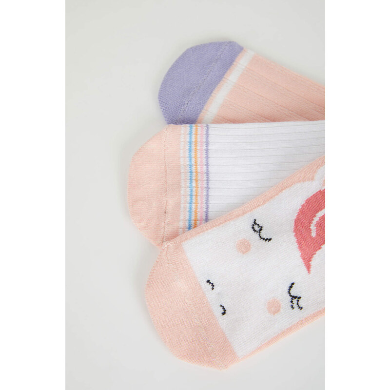 DEFACTO Girl 3-pack Cotton Booties Socks