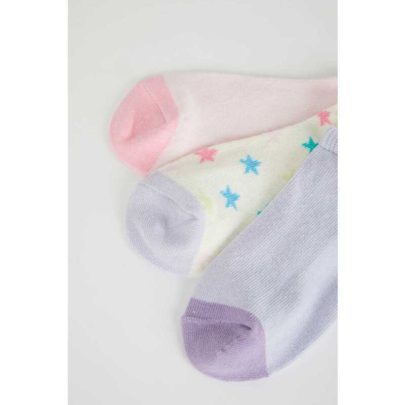 DEFACTO Girl 3-pack Cotton Booties Socks