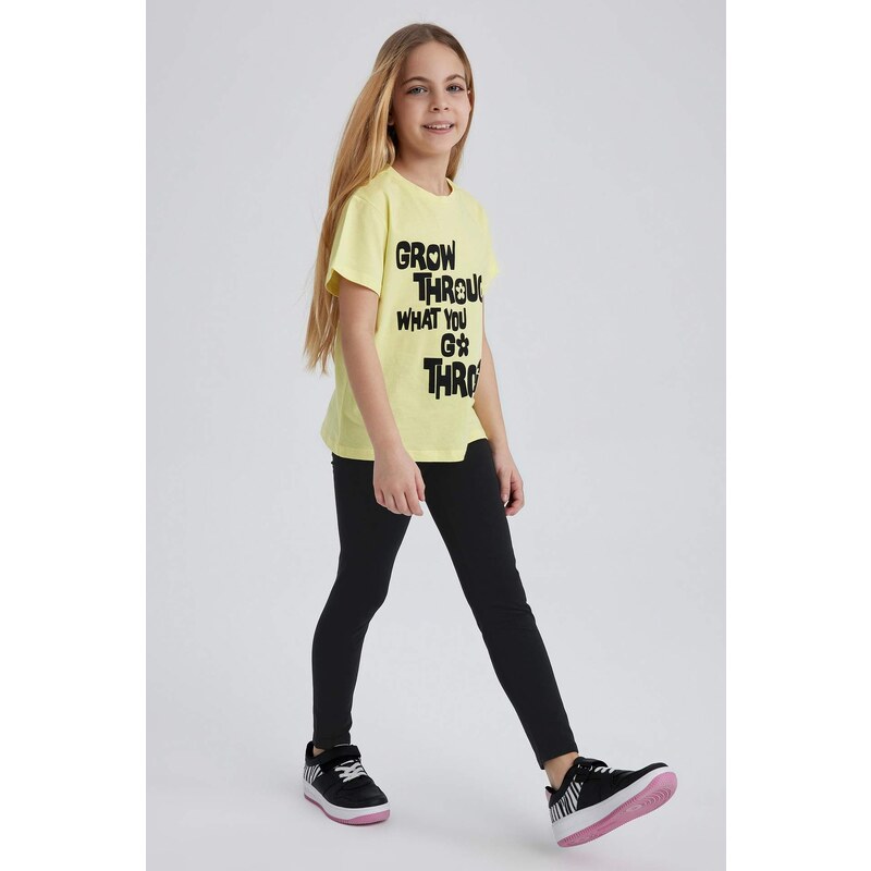 DEFACTO Girl Regular Fit Short Sleeve T-Shirt