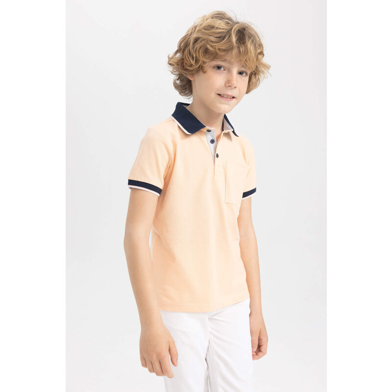 DEFACTO Boy Short Sleeve Polo T-Shirt