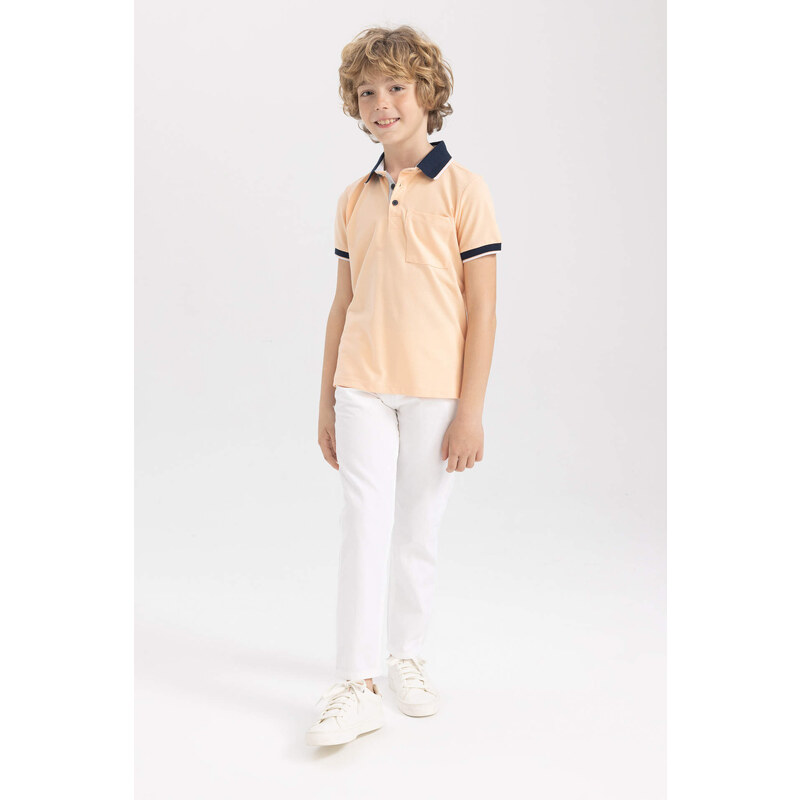 DEFACTO Boy Short Sleeve Polo T-Shirt