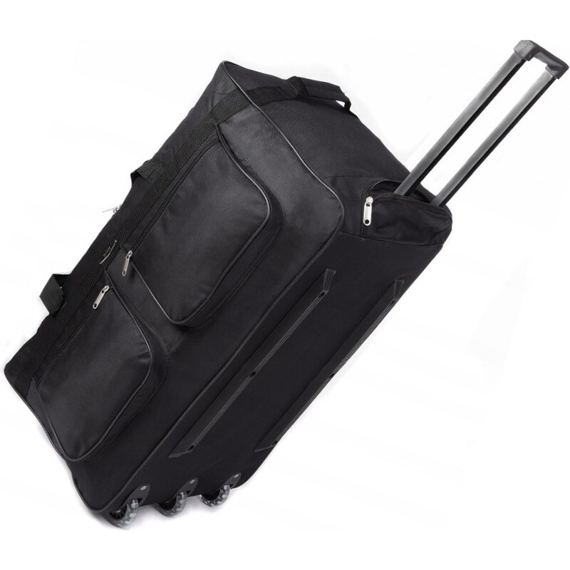 Rogal Černá cestovní taška na kolečkách Comfort - vel. L