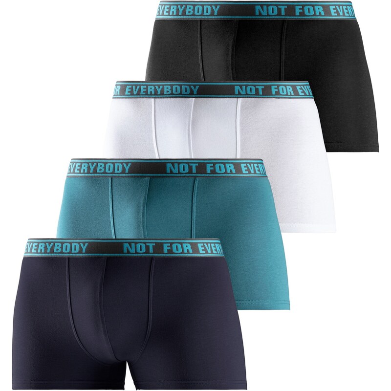 Bruno Banani Boxerky světlemodrá / tmavě modrá / černá / bílá