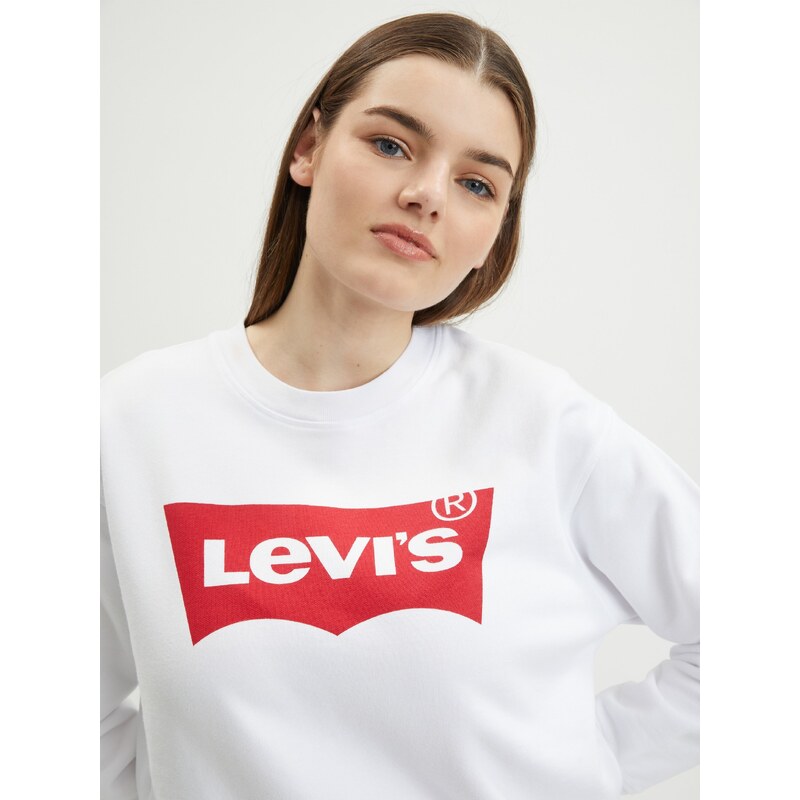 Levi's Bílá dámská mikina Levi's - Dámské