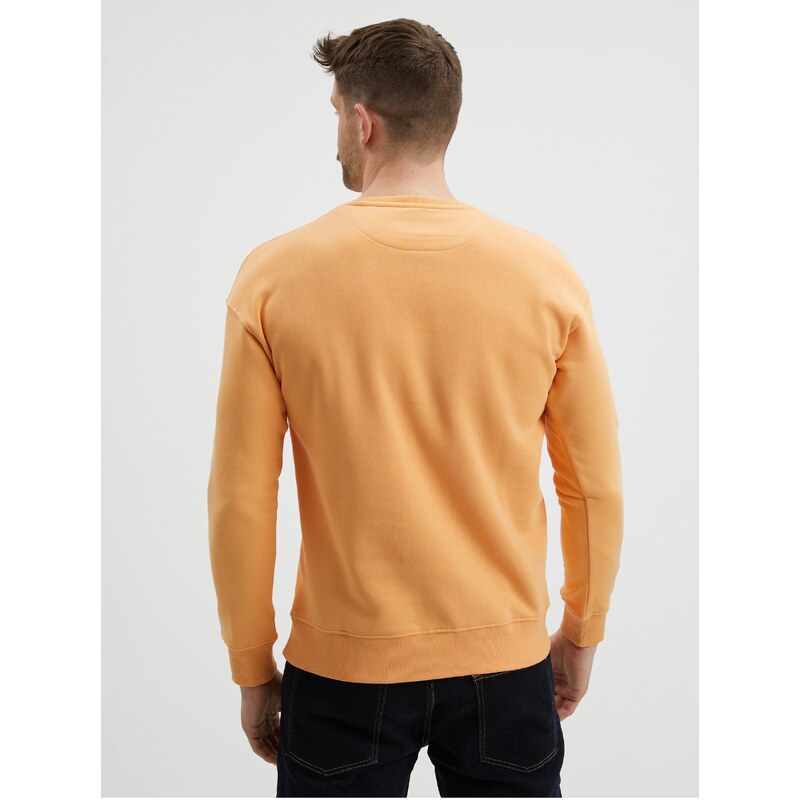 Oranžová pánská basic mikina Jack & Jones Star - Pánské