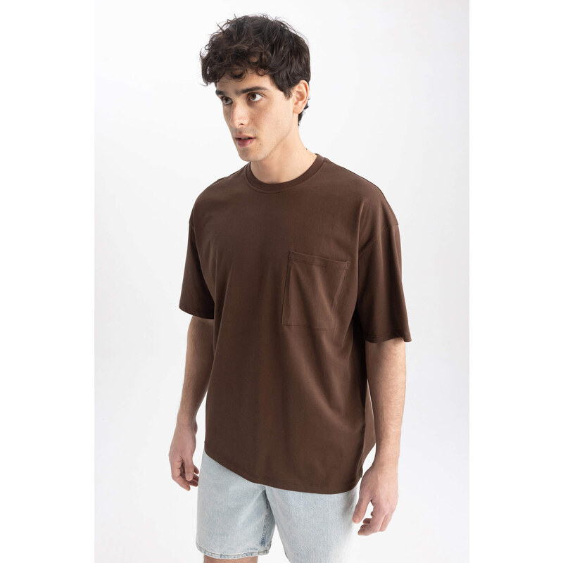 DEFACTO Oversize Fit Crew Neck T-Shirt