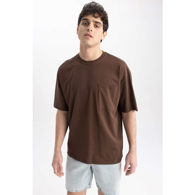 DEFACTO Oversize Fit Crew Neck T-Shirt