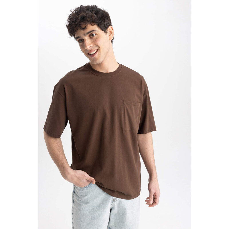 DEFACTO Oversize Fit Crew Neck T-Shirt