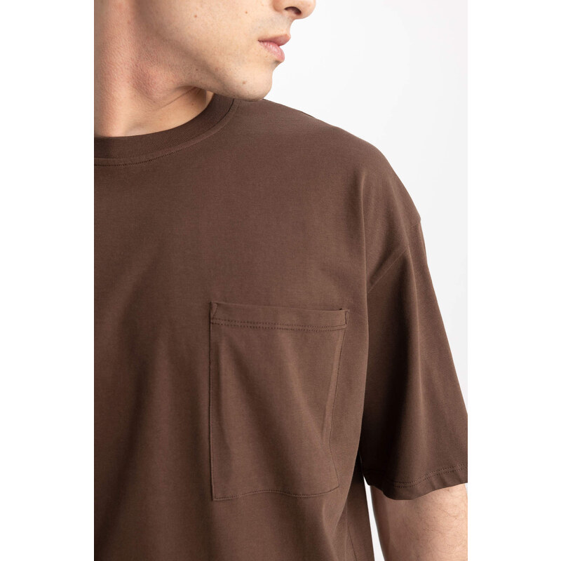 DEFACTO Oversize Fit Crew Neck T-Shirt