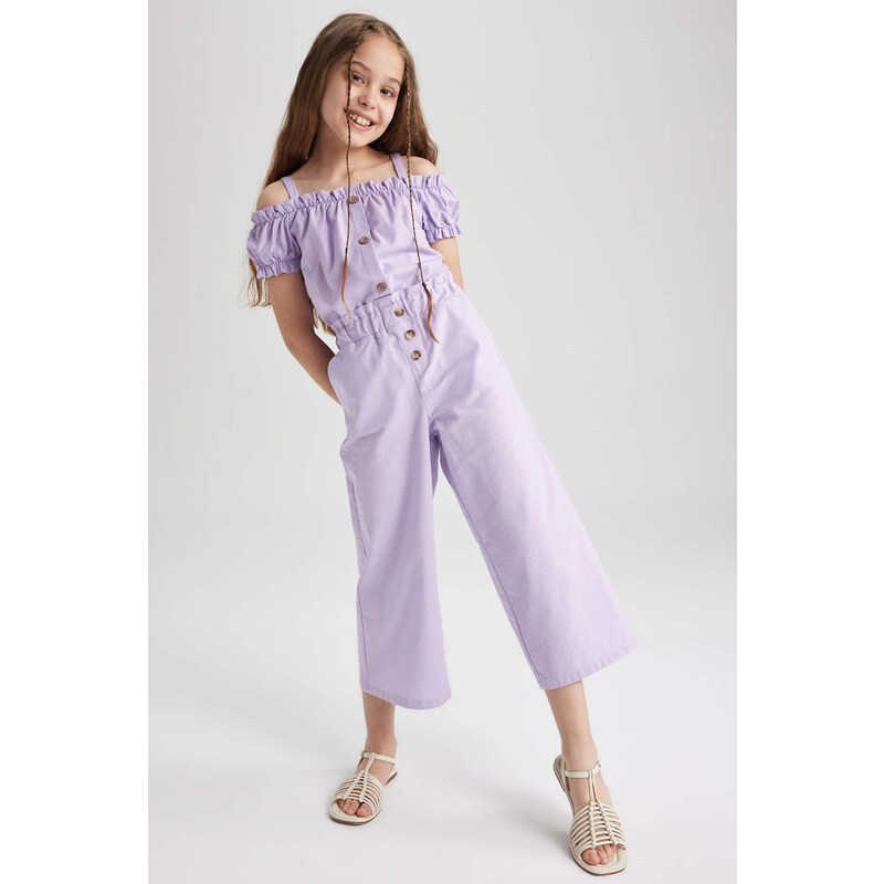 DEFACTO Girl Wide Leg Trousers