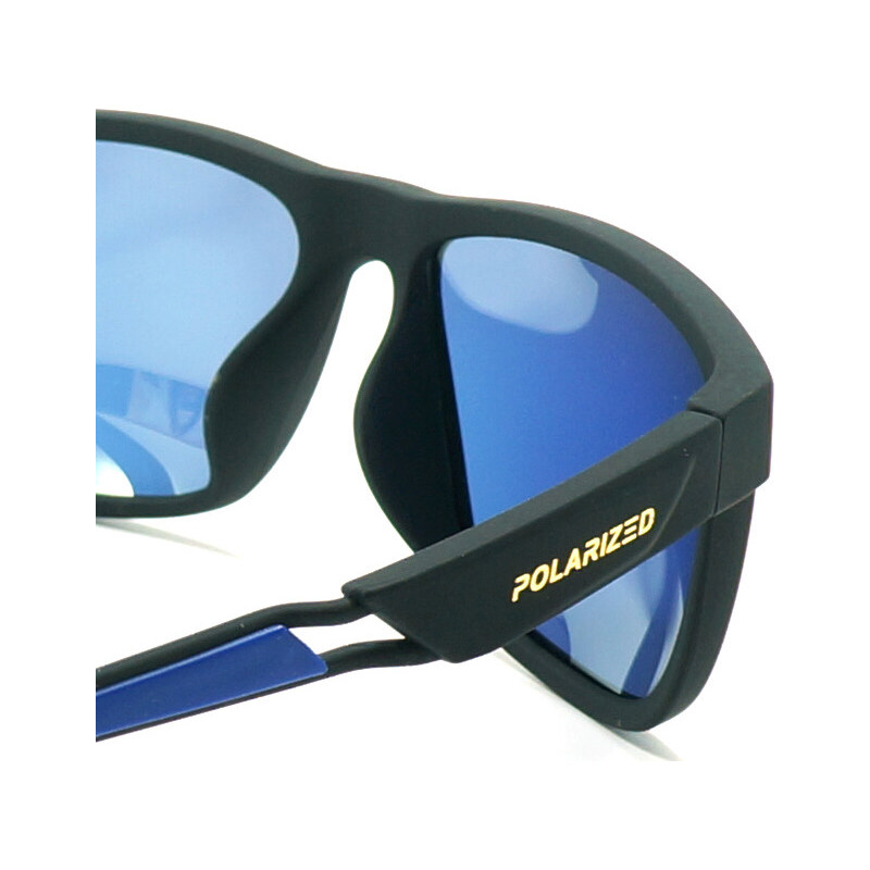 Polarizační brýle POLARIZED ACTIVE SPORT 2S19 černomodré, stříbrnožluté Revo