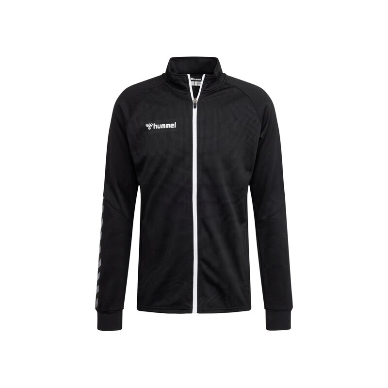 Hummel Sportovní bunda Authentic černá / bílá