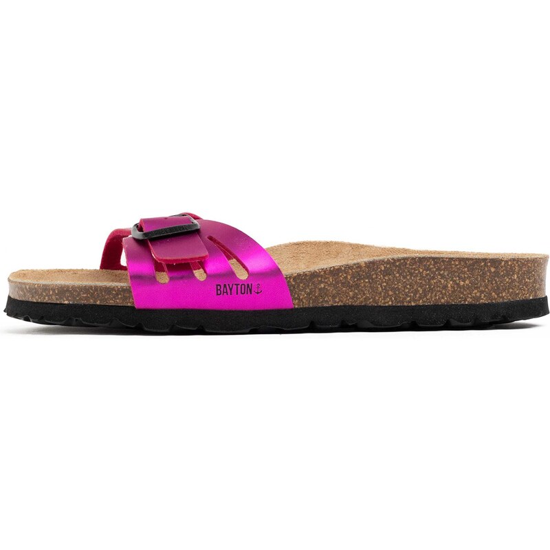 Bayton Pantofle Athena hnědá / pink 93023098