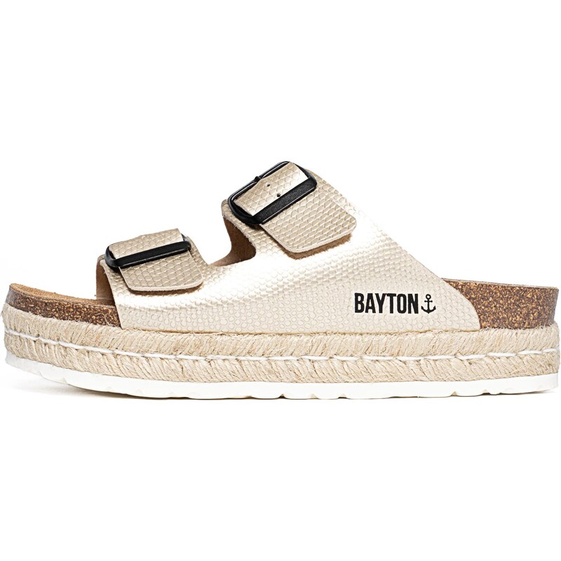 Bayton Pantofle Alcee zlatá 82100998