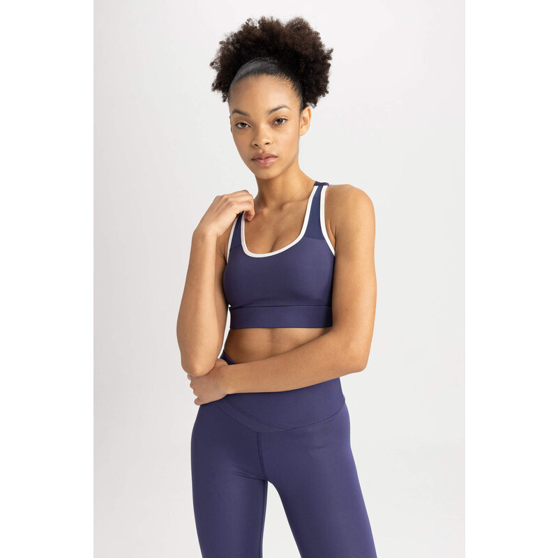 Defacto Fit Crew Neck Sports Bra