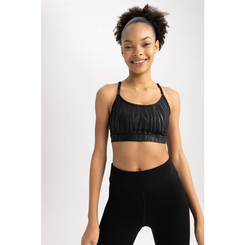 Defacto Fit V-Neck Sports Bra