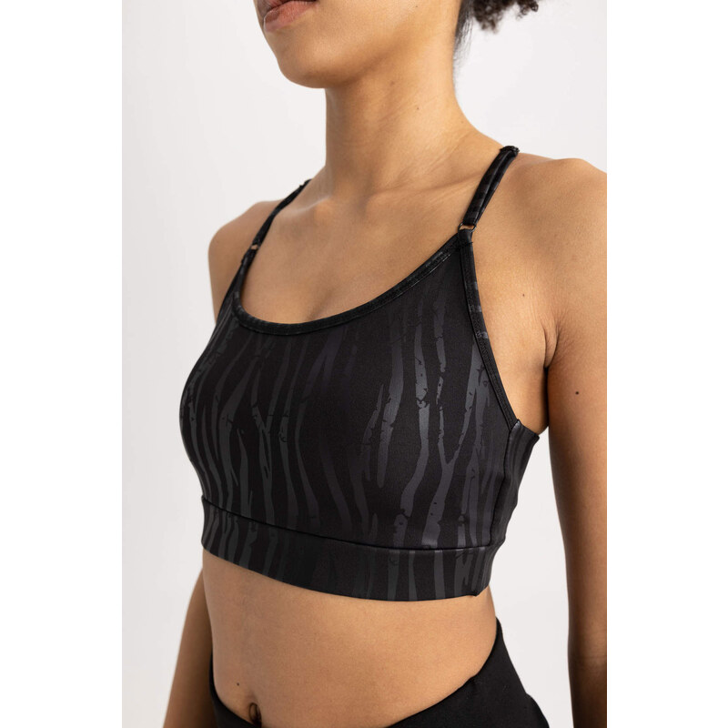 Defacto Fit V-Neck Sports Bra