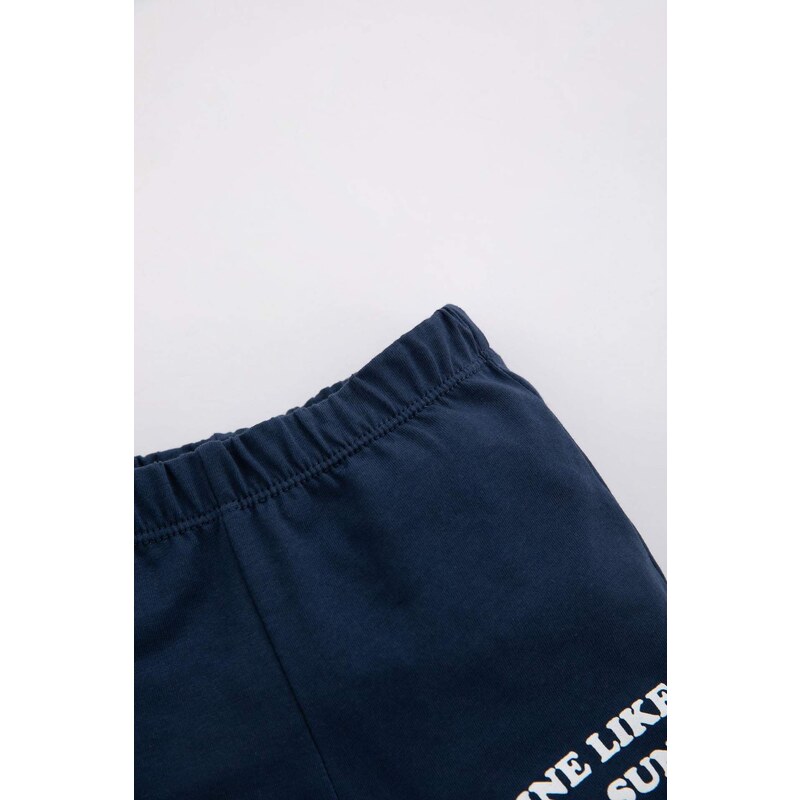 DEFACTO Baby Boy Slogan Printed Shorts