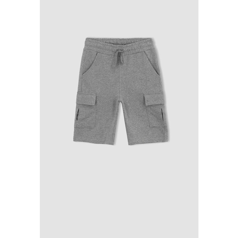 DEFACTO Boys Regular Fit Thin Sweatshirt Fabric Shorts