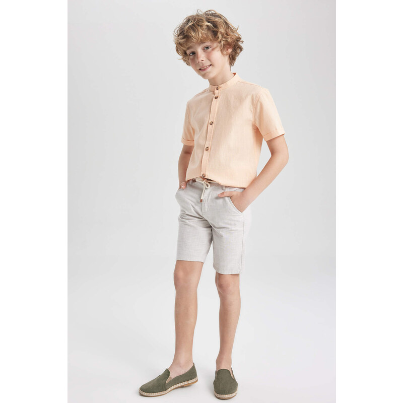 DEFACTO Boys Linen Look Shorts