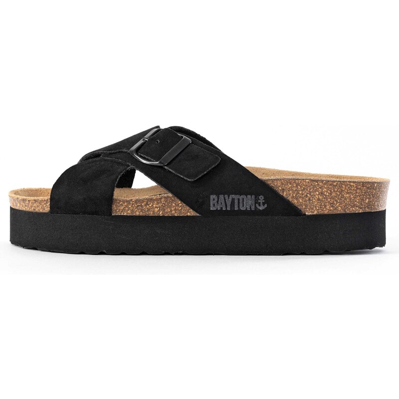 Bayton Pantofle Ajax šedá / černá 93444818