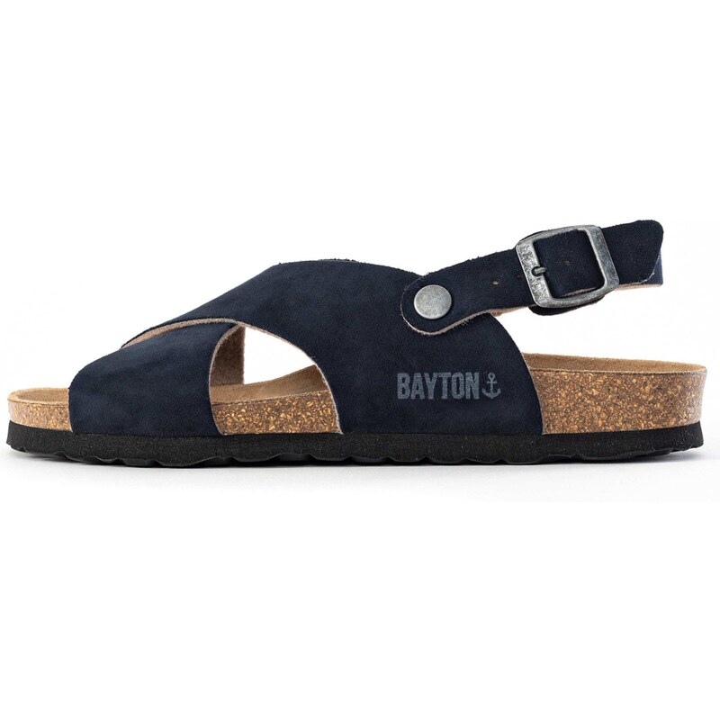 Bayton Sandály Tweed modrá / šedá
