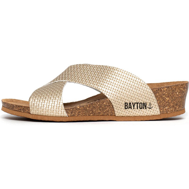 Bayton Pantofle Marta zlatá