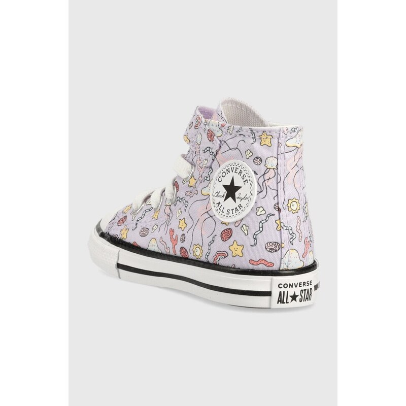 Dětské tenisky Converse fialová barva