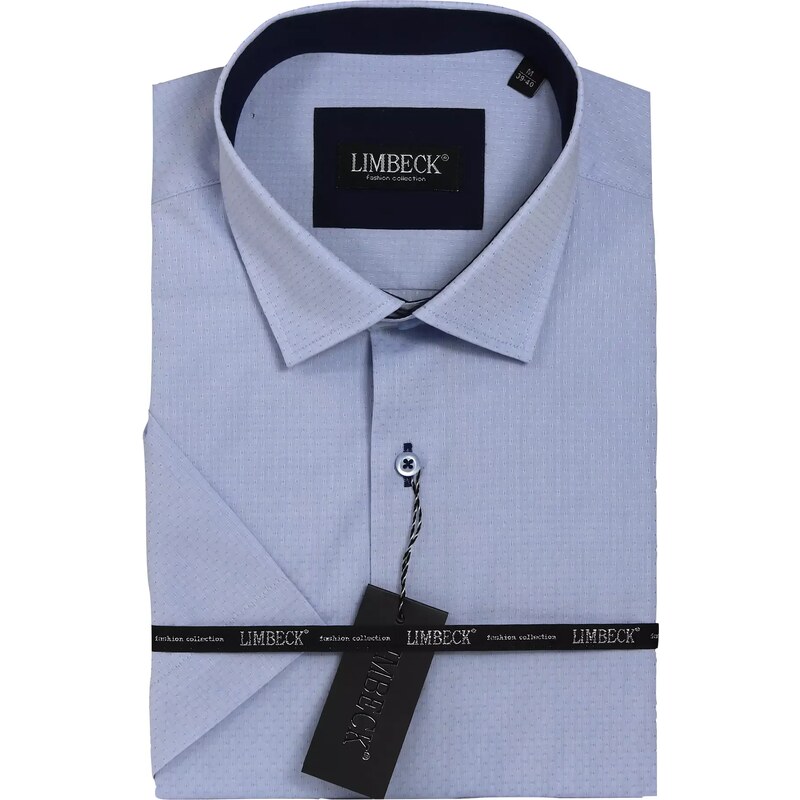 Limbeck světle modrá košile s doplňky