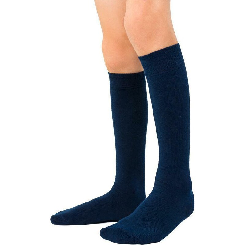 STEVEN Tmavě modré podkolenky pro děti Art. 072 YJ004, NAVY BLUE