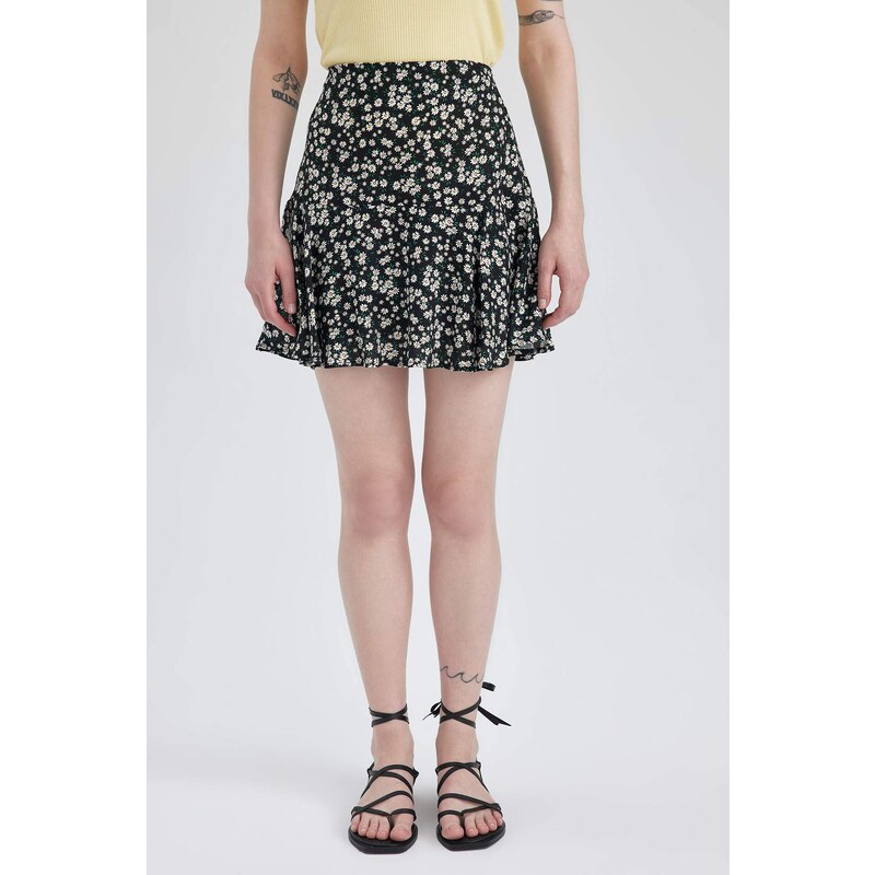 DEFACTO Patterned Mini Skirt