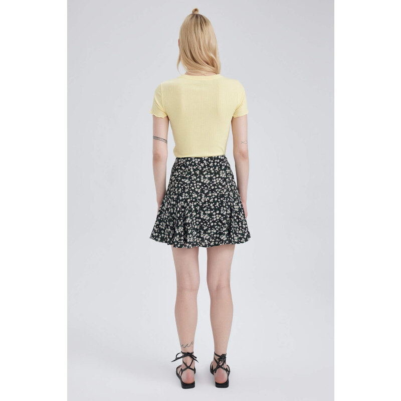 DEFACTO Patterned Mini Skirt