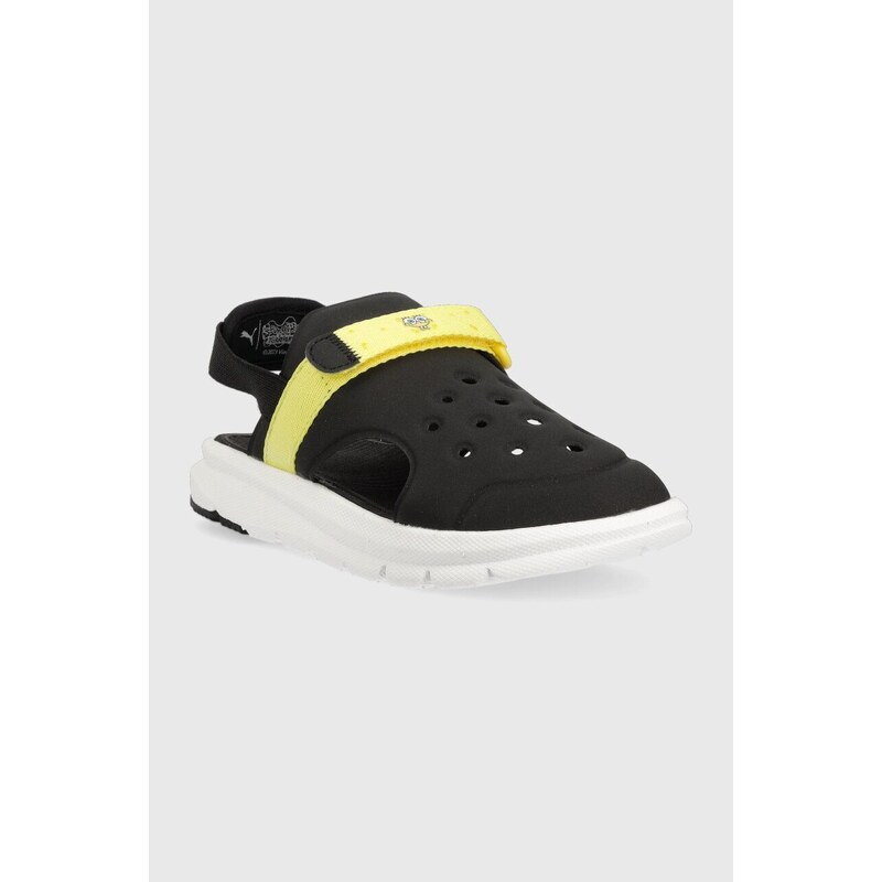 Dětské sandály Puma Evolve Sandal Spongebob AC PS černá barva
