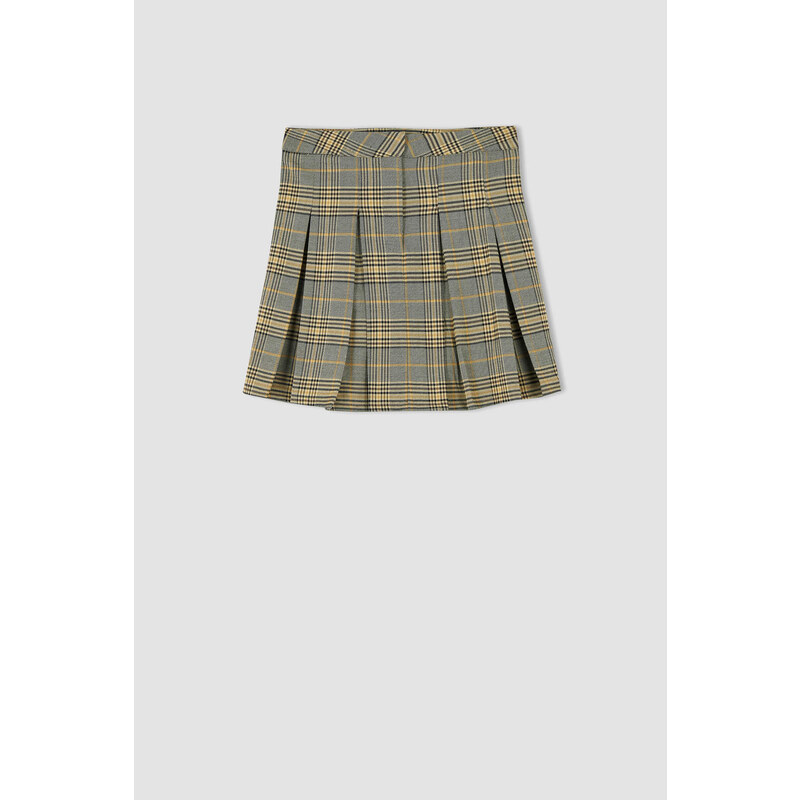 DEFACTO Pleat Woven Skirt